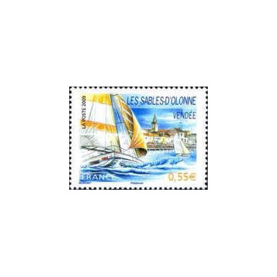 1 عدد تمبر گردشگری - Les Sables d'Olonne - فرانسه 2009