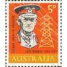1 عدد تمبر صدمین سالگرد تولد جان موناش - مهندس عمران و فرمانده جنگ جهانی اول - استرالیا 1965