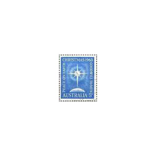 1 عدد تمبر کریستمس - استرالیا 1963