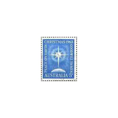 1 عدد تمبر کریستمس - استرالیا 1963