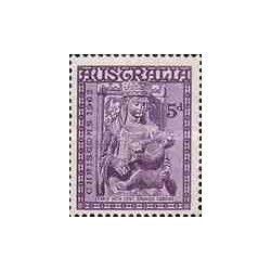 1 عدد تمبر کریستمس - استرالیا 1962