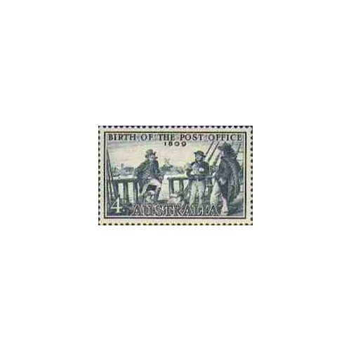 1 عدد تمبر 150مین سالگرد تولد پست استرالیا  - استرالیا 1959
