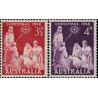 2 عدد تمبر کریستمس  - استرالیا 1958