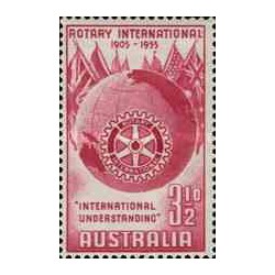 1 عدد تمبر پنجاهمین سالگرد روتاری بین المللی - استرالیا 1955