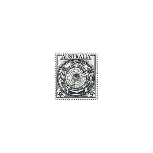 1 عدد تمبر استرالیائی های اعزامی جهت تحقیقات مل قطب جنوب - استرالیا 1954