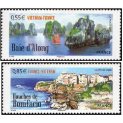 2 عدد تمبر مشترک با ویتنام - فرانسه 2008