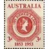 1 عدد تمبر صدمین سالگرد تمبرهای تاسمانی - استرالیا 1953