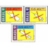 3 عدد تمبر کمپین ضد اعتیاد - برزیل 1991