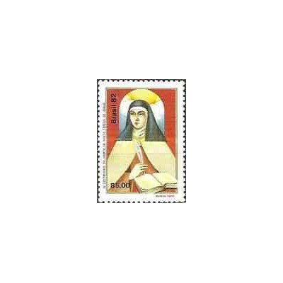 1 عدد تمبر چهارصدمین سالگرد مادر ترزای عیسی - برزیل 1982