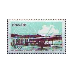 1 عدد تمبر صدمین سالگرد تئودومیرو کارنیرو بنیانگذار مدرسه مهندسی - برزیل 1981