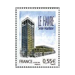 1 عدد تمبر  گردشگری - لو هاور - فرانسه 2008