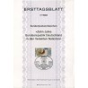 برگه اولین روز انتشار تمبر دهمین سالگرد عضویت در سازمان ملل متحد - جمهوری فدرال آلمان 1983
