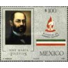1 عدد تمبر خوزه ماریا ایگلسیاس - حقوقدان - مکزیک 1987