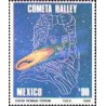1 عدد تمبر ظهور ستاره دنباله دار هالی - مکزیک 1986