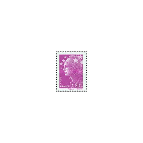 1 عدد تمبر سری پستی - 1.33 - ماریان و اروپا - فرانسه 2008 1 عدد تمبر سری پستی - 1.33 - ماریان و اروپا - فرانسه 2008