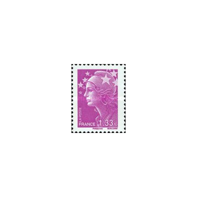1 عدد تمبر سری پستی - 1.33 -  ماریان و اروپا - فرانسه 2008