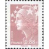 1 عدد تمبر سری پستی - 0.88 -  ماریان و اروپا - فرانسه 2008