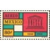 1 عدد تمبر بیستمین سالگرد یونسکو - پست هوائی - مکزیک 1966 