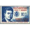 1 عدد تمبر بازدید رئیس جمهور آمریکا جان اف کندی - پست هوائی - مکزیک 1962