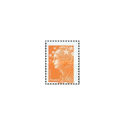 1 عدد تمبر سری پستی - 1.00 -  ماریان و اروپا - فرانسه 2008