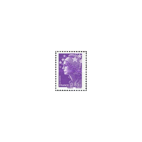 1 عدد تمبر سری پستی - 0.85 -  ماریان و اروپا - فرانسه 2008