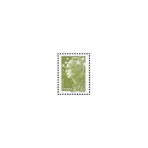 1 عدد تمبر سری پستی - 0.72 - ماریان و اروپا - فرانسه 2008 1 عدد تمبر سری پستی - 0.72 - ماریان و اروپا - فرانسه 2008