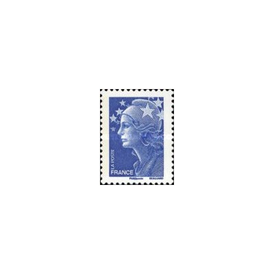 1 عدد تمبر سری پستی - 0.65 - سرمه ای -  ماریان و اروپا - فرانسه 2008