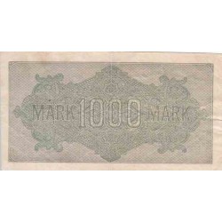 اسکناس 1000 مارک - رایش آلمان 1922 غیر بانکی - فیلیگران تصویر