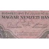 اسکناس 1000 پنگو - مجارستان 1945 - با تمبر بانک