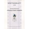 برگه اولین روز انتشار تمبر دویست و پنجاهمین سالگرد تولد سی. مارتین ویلند، شاعر  - جمهوری فدرال آلمان 1983