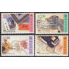 4 عدد تمبر جمع آوری تمبر - هنگ کنگ 1992