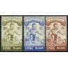 3 عدد تمبر وزجهانی کودک - سوریه 1957