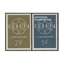 2 عدد تمبر مشترک اروپا - Europa Cept - لوگزامبورگ 1968