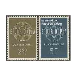 2 عدد تمبر مشترک اروپا - Europa Cept - لوگزامبورگ 1968