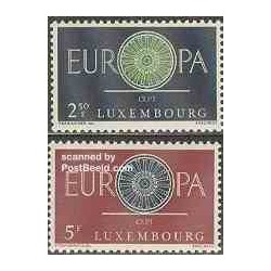 2 عدد تمبر مشترک اروپا - Europa Cept - لوگزامبورگ 1968