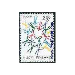 1 عدد تمبر مشترک اروپا - Europa Cept  - صلح و آزادی - فنلاند 1995