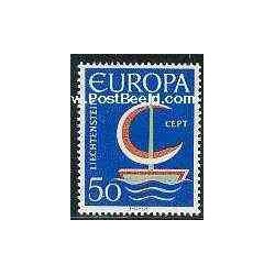 1 عدد تمبر مشترک اروپا - Europa Cept  - لیختنشتاین 1967