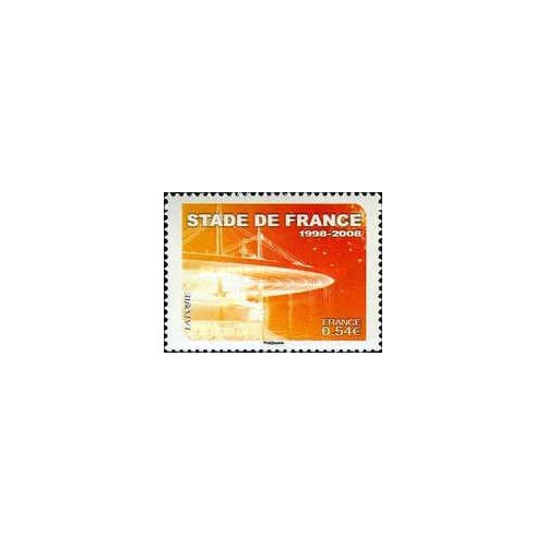 1 عدد تمبر دهمین سالگرد استادیوم فرانس، سن دنیس - فرانسه 2008 1 عدد تمبر دهمین سالگرد استادیوم فرانس، سن دنیس - فرانسه 2008