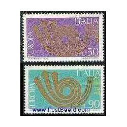 2 عدد تمبر مشترک اروپا - Europa Cept - ایتالیا 1973