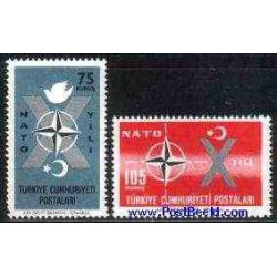2 عدد تمبرناتو - ترکیه 1962