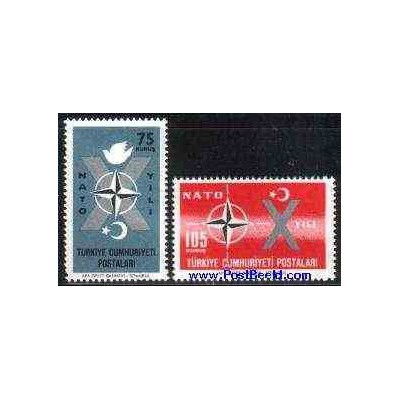 2 عدد تمبرناتو - ترکیه 1962