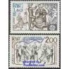 2 عدد تمبر مشترک اروپا - Europa Cept - فورکلور - فرانسه 1981