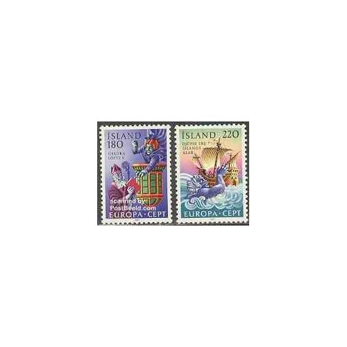 2 عدد تمبر مشترک اروپا - Europa Cept - فورکلور - ایسلند 1981 2 عدد تمبر مشترک اروپا - Europa Cept - فورکلور - ایسلند 1981