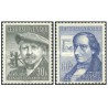 2 عدد  تمبر مخترعان چک - چک اسلواکی 1957