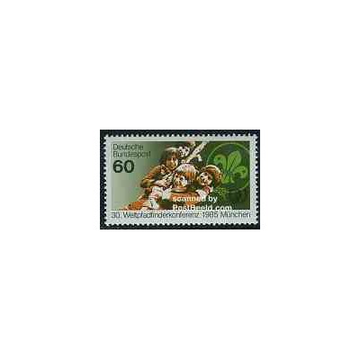 1 عدد تمبر پیشاهنگی ، سال جوانان - جمهوری فدرال آلمان 1985