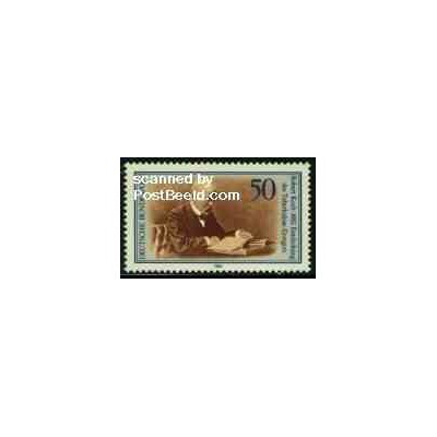 1 عدد تمبر روبرت کخ - جمهوری فدرال آلمان 1982