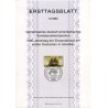 برگه اولین روز انتشار تمبر سیصدمین سالگرد اولین مهاجران در آمریکا - جمهوری فدرال آلمان 1983