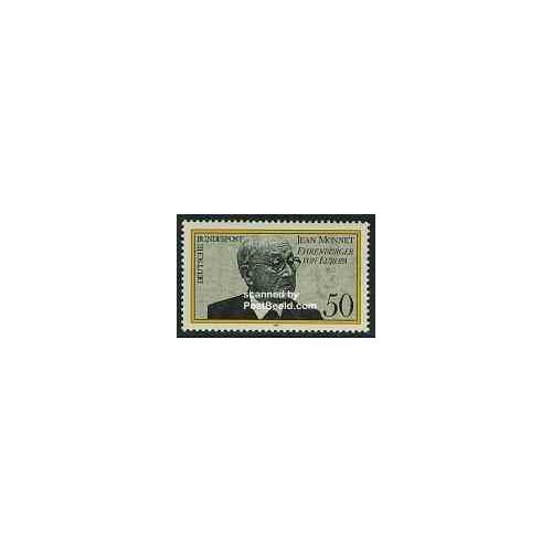 1 عدد تمبر جان مون نت - دیپلمات - جمهوری فدرال آلمان 1977