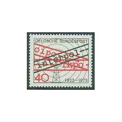 1 عدد تمبر اینترپل - پلیس بین الملل - جمهوری فدرال آلمان 1973