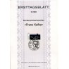 برگه اولین روز انتشار تمبر صدمین سالگرد تولد فرانتس کافکا. نویسنده - جمهوری فدرال آلمان 1983